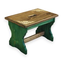 Malé štokrle s výřezem – zelené