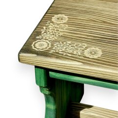 Malé štokrle s výřezem – zelené