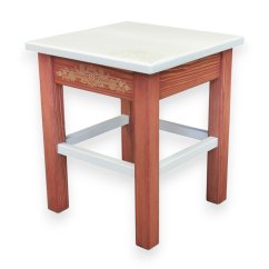 Štokrle se slováckým ornamentem – červené