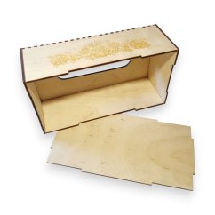 Krabička na kapesníky – Ornament s ptáčkem