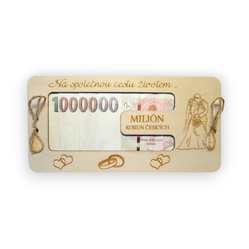 Dárková karta – Milion ke svatbě