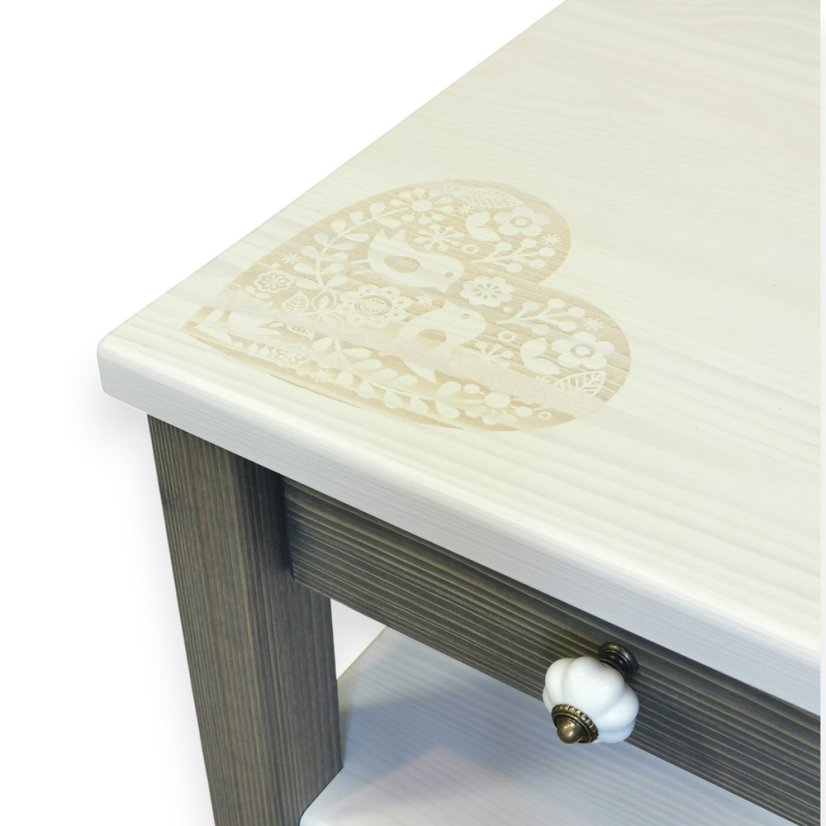 Štokrle se šuplíkem - šedé