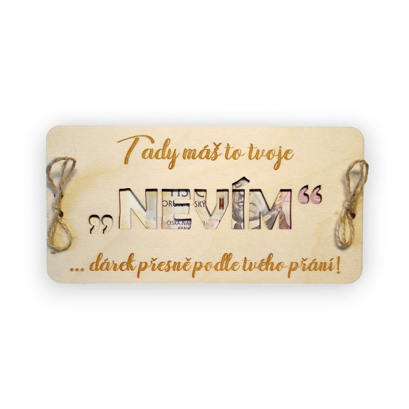 Dárková karta – Nevím