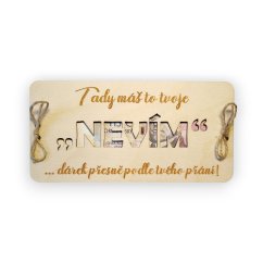 Dárková karta – Nevím
