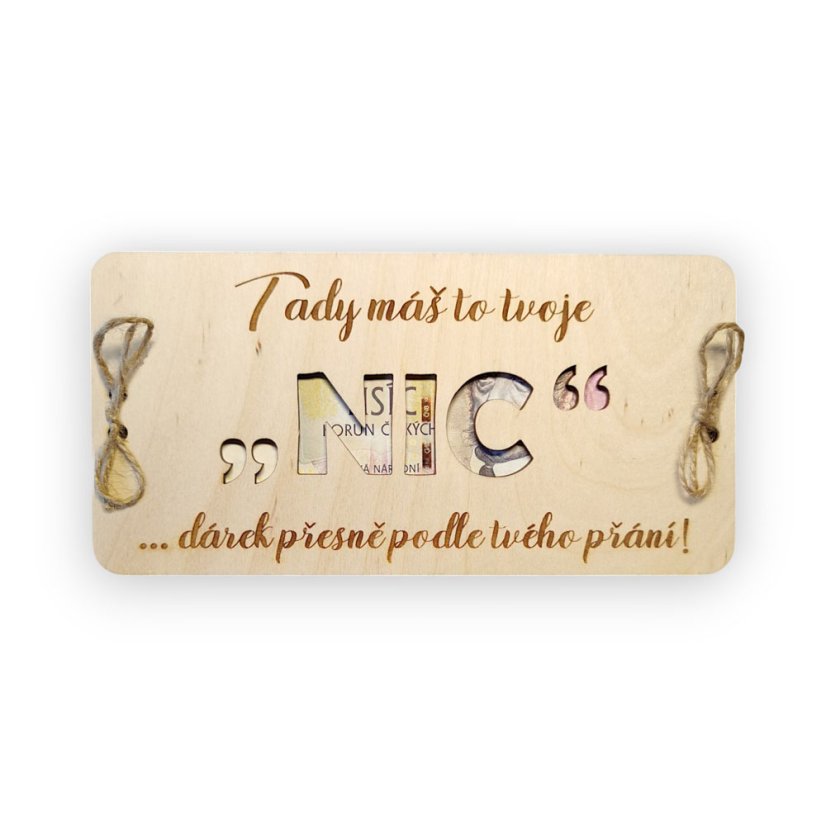 Dárková karta – Nic Dárková karta – Nic